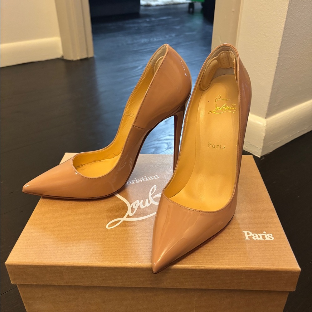 Christian Louboutin Tan Leather Heels